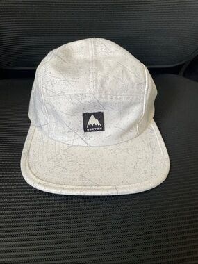 Burton Kids Light Gray Patterned Five-Panel Cap